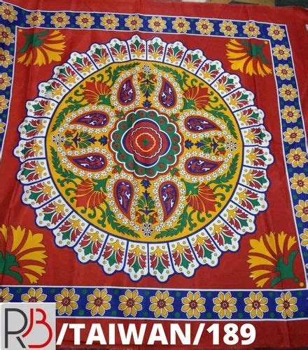 Multicolor Taiwan Printed Cloth TW189 For Pandal Decoration At Best