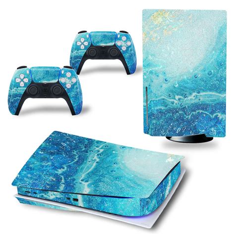 Custom Design Skin Sticker Cover For Playstation 5 Game Console And