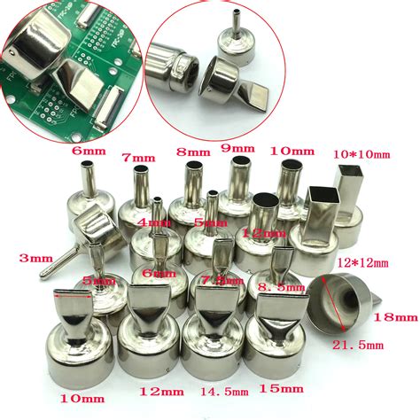 20PCS 3 18mm Universal 858 S Rie Hot Air Gun Bico 21 5mm Para A Esta