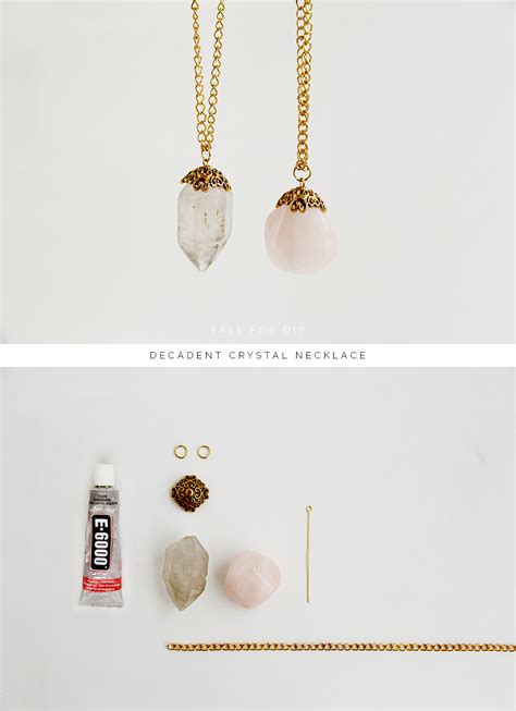 DIY Decadent Crystal Necklace | Fall For DIY