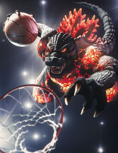 Godzilla Basket Ball Godzilla Know Your Meme