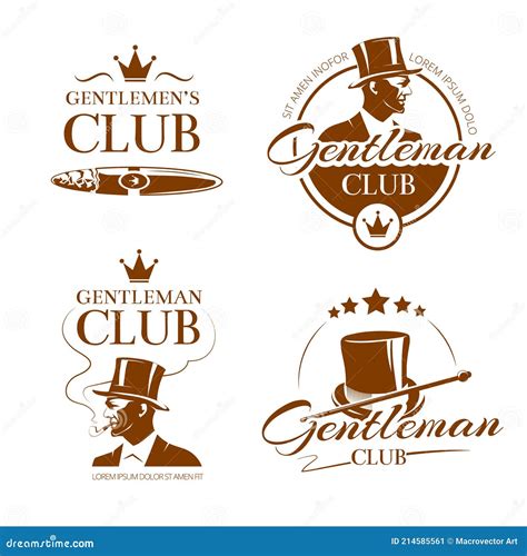 Cigar Badges Vintage Labels Set Template For Cigars Vector Design