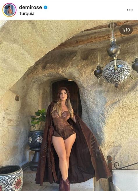 Demi Rose Desata El Descontrol En Las Redes Posando Con Un Sugestivo