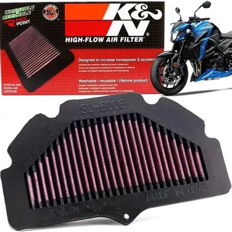 Filtro Ar K N Kn Suzuki Gsxs Gsx S Naked Gsr Gsr