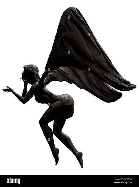 Black Angel Statue Cut Out Stock Images And Pictures Alamy