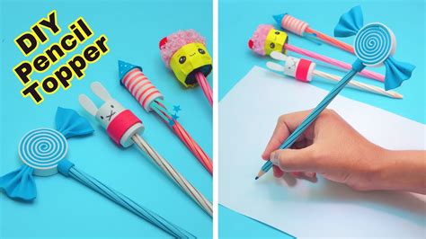 DIY Pencil Toppers At Home Easy How To Make Pencil Topper Itself