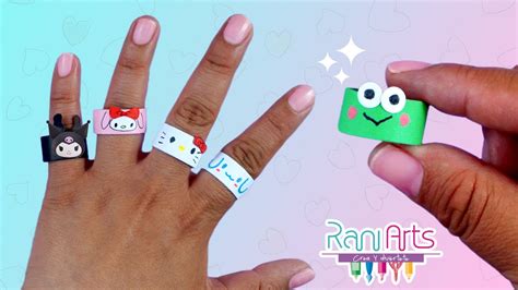 C Mo Hacer Anillos De Papel Origami Personajes De Sanrio Muy F Ciles