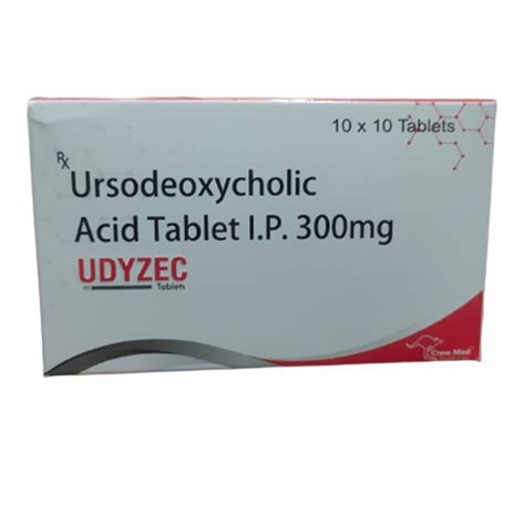 300mg Ursodeoxycholic Acid Tablets IP Packaging Type Box At Best