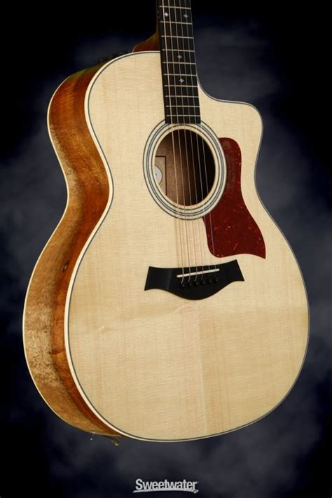 Taylor 214ce K Deluxe Acoustic Electric Guitar Natural With Layered