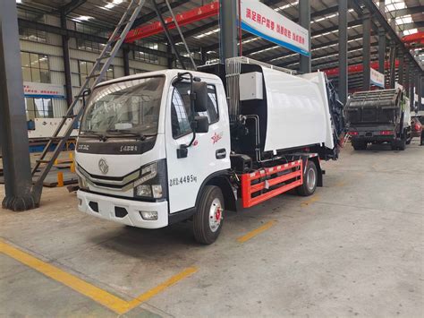 Dongfeng 10tons Garbage Compactor Truck 10m3 Hydraulic High Compression