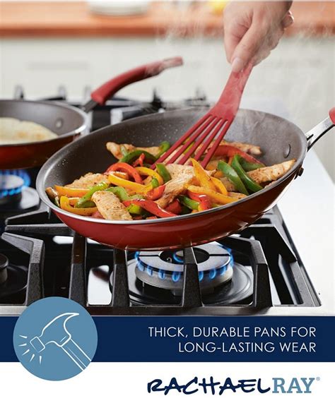 Rachael Ray Cook Create Aluminum Nonstick Frying Pan Set 2 Piece