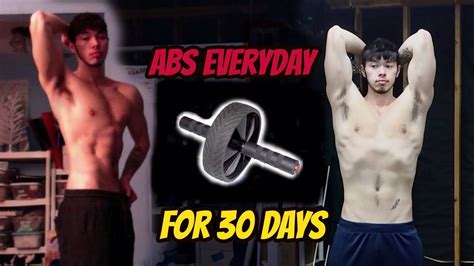 I Trained Abs Everyday For 30 Days Using Only This Youtube