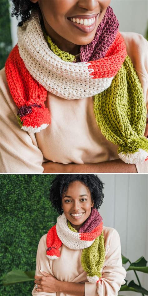 Tunisian Crochet Scarves with Free Patterns