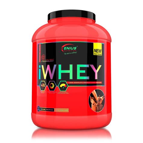 Pudra Proteica Cu Aroma De Ciocolata IWhey 2000g Genius Nutrition