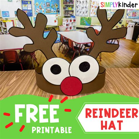 Free Printable Reindeer Headband Template Free Printable