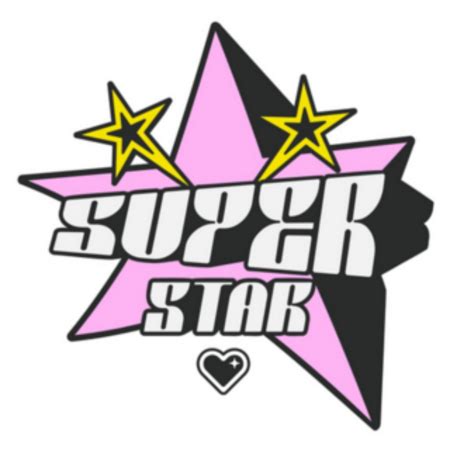 Super Star Text Y2k Aesthetic Sticker