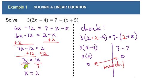 College Algebra Linear Equations Worksheet