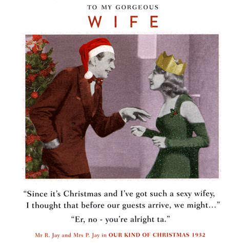 Funny Christmas Cards Drama Queen Christmas Such A Sexy Wifey Comedy