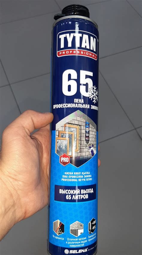 Монтажная пена TITAN professional 65 зимняя | отзывы