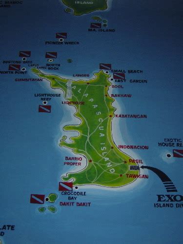 Malapascua Island Map | ScubaBoard