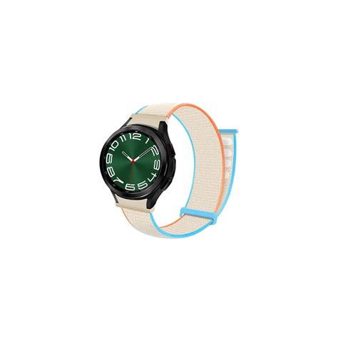 Nylon Armb Nd No Gap Samsung Galaxy Watch Classic Mm Cream Elkj P