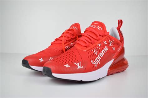 Кроссовки Nike Air Max 270 supreme x LV красные Киев цены. Мужские Nike ...