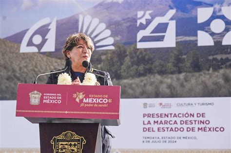 Presenta Delfina Gómez Álvarez nueva marca turística Estado de México