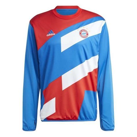 Bayern M Nchen Trainingsshirt Pre Match Blau Rot Wei