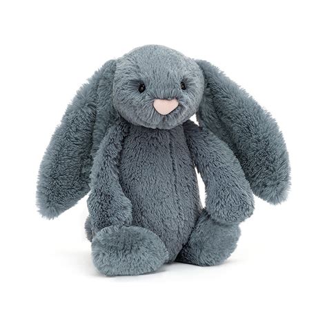 Jellycat Peluche Bashful Dusky Blue Bunny Medium 31 Cm