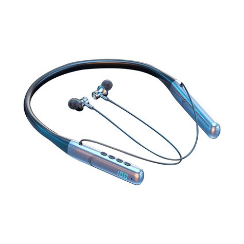 Wemdbd Intelligent Digital Display Running Sports Neck Bluetooth Headset In Ear Ultra Listening