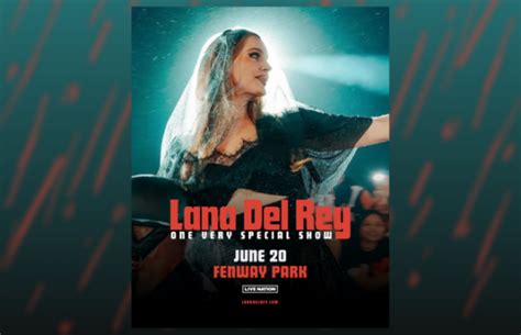 Lana Del Rey Is Coming To Fenway Park Coast 93 1