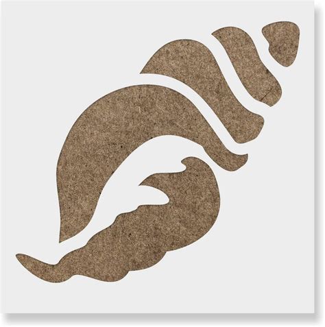 Amazon.com : Seashell Stencil - Shells Stencil, Summer Stencil, Shell ...