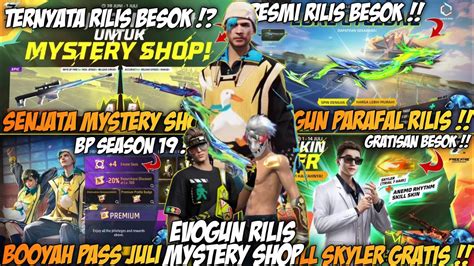 BOCORAN FF EVENT TERBARU EVOGUN PARAFAL RILIS MYSTERY SHOP BOOYAH