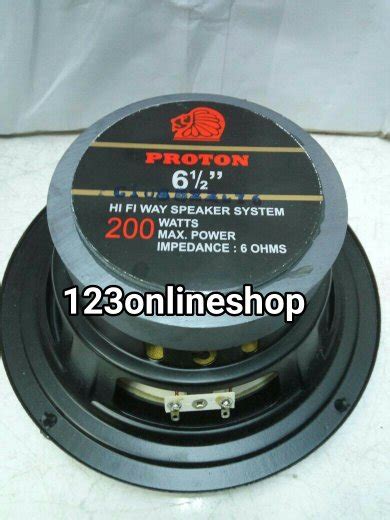 Jual Speaker Woofer PROTON Magnet Besar 6 Inch 200 Watt 6 Ohm Di Lapak