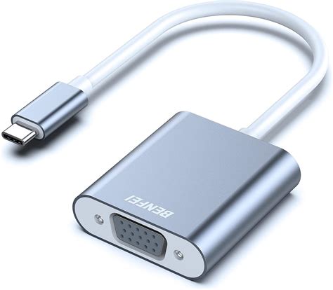 BENFEI Adaptateur USB C vers VGA Thunderbolt 3 4 vers VGA Mâle vers