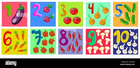 Counting and writing numbers to 10 for kids Stock Vector Image & Art ...
