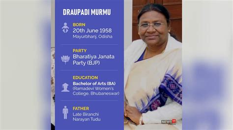 All You Need To Know About Nda’s Presidency Pick Draupadi Murmu