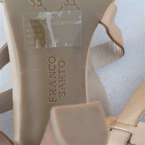 Franco Sarto Typhoon Heeled Sandals Womens 75m Tan L Gem