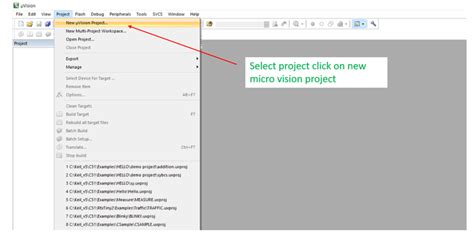 How To Create A Project In Keil Microvision Software Geeksforgeeks