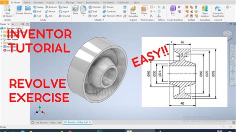 So Easy Autodesk Inventor Tutorial For Beginners Exercise 5