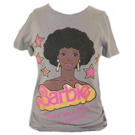 Barbie Mattel Doll Womens T Shirt She S Dynamite African American Barbie Image