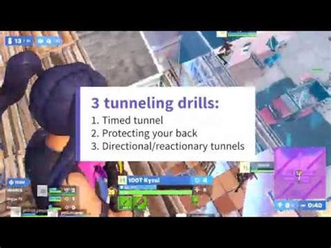 Basic To Advanced Fortnite Tunneling Drills Improve Your Tunnel