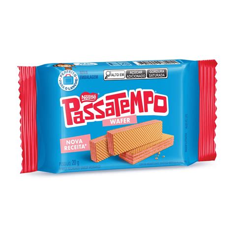 Biscoito Passatempo Nestlé Mini Wafer 20g Paulistão Atacadista