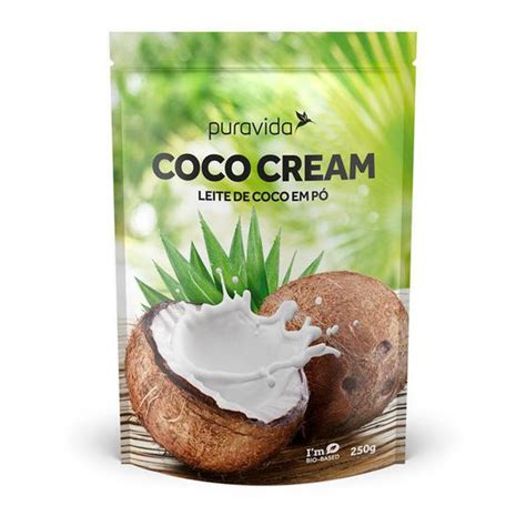 Coco Cream Leite De Coco Em Pó 250g Pura Vida Vegano Leite de Coco