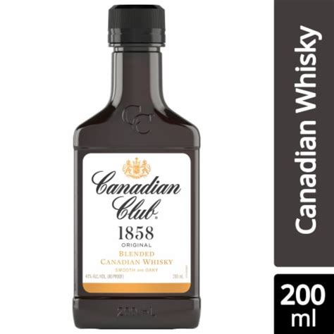 Canadian Club 1858 Original Blended Canadian Whisky, 200 ml - Pick ‘n Save