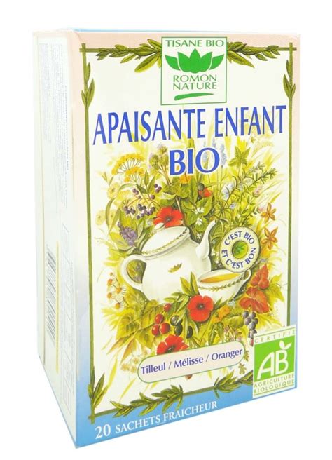 Romon Nature Tisane Bio Enfant Apaisante Sachets