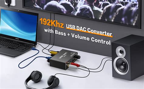 192 KHz USB DAC Digitaal Naar Analoge Audioconverter Tendak USB