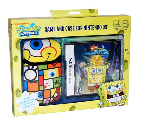 Spongebob Atlantis Squarepantis Nds Game And Sakar Nds Case