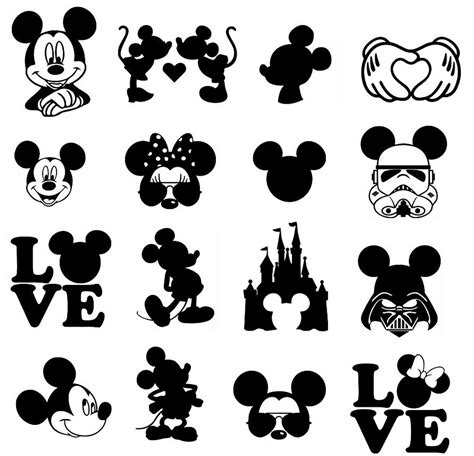 Mickey Mouse And Friends Free Svg