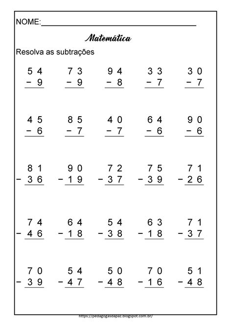 Conta De Menos 5 Ano - 10